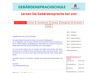 gebaerdensprache-hamburg.de Webseite Vorschau
