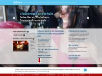 viadanza-tanzschule.de Webseite Vorschau
