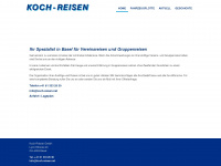 koch-reisen.net Webseite Vorschau