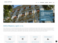 adria-neptun.cz Webseite Vorschau