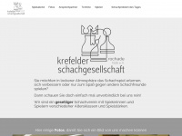 krefelder-schachgesellschaft.de Webseite Vorschau
