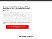 mpu-erfolgs-formel.de Webseite Vorschau