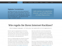 digitales-vermaechtnis.de Webseite Vorschau