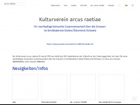 raetia.net Webseite Vorschau