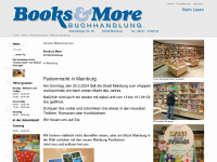 booksandmore-mainburg.de Webseite Vorschau