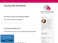 coaching-badoeynhausen.de Webseite Vorschau