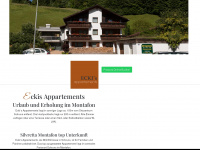 eckisappartements.at Webseite Vorschau