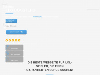 elo-boosters.com Webseite Vorschau