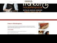 francos-holzofenpizza.de Webseite Vorschau