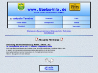baelau-info.de Webseite Vorschau