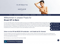 kiermeir-breast.ch Webseite Vorschau