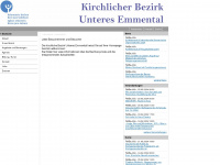 kirchlicher-bezirk-unteres-emmental.ch Webseite Vorschau