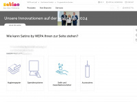 satino-by-wepa.com Webseite Vorschau
