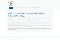 rfv-krumbach-tettnang.de Webseite Vorschau