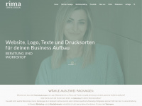 rima-grafik-design.at Webseite Vorschau