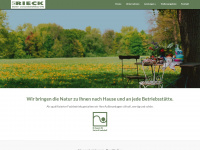 rieck-galabau.de Webseite Vorschau