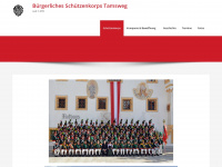 buergerliches-schuetzenkorps-tamsweg.at Webseite Vorschau