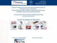 phoenix-instrument.de Webseite Vorschau