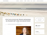 praxis-mensana.de Webseite Vorschau