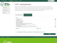 fsc-produkte.de Webseite Vorschau
