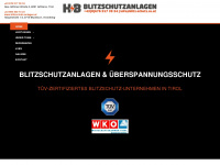 blitz-schutz.co.at Webseite Vorschau