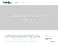 babler-immobilien.at Webseite Vorschau