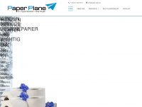 paper-plane.at Webseite Vorschau