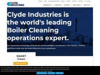 clyde-industries.com Webseite Vorschau