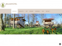 baumhotel-auszeit.de Webseite Vorschau
