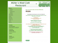 muellers-waldcafe.com Webseite Vorschau