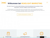headlight-marketing.de Webseite Vorschau