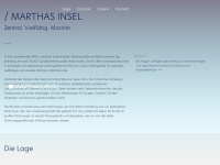 marthas-insel.de Webseite Vorschau