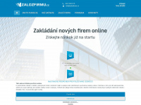 zalozfirmu.cz Webseite Vorschau