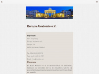 eu-akademie.com Webseite Vorschau