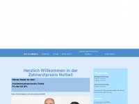 zahnarztpraxis-nottwil.ch Webseite Vorschau