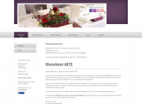 restaurant-arte.de Webseite Vorschau