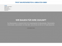 trost-maurerarbeiten.ch Webseite Vorschau