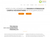erasmus-frankfurt-gymnasium.de Webseite Vorschau