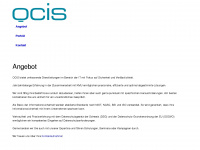 ocis.ch Webseite Vorschau