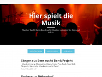 musiker-inserate.ch Webseite Vorschau