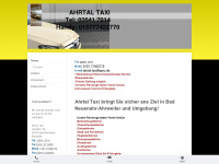 ahrtal-taxi.de Webseite Vorschau