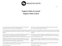 negativewhite.com Webseite Vorschau