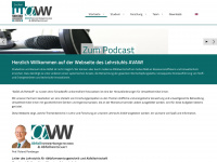 avaw-unileoben.at Webseite Vorschau