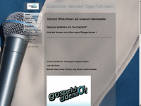 gospelchor-adendorf.de Webseite Vorschau