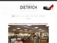 schuh-dietrich.de Webseite Vorschau