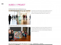 aliseoartproject.com Webseite Vorschau