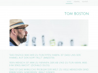 tomboston.com Webseite Vorschau