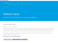 sitebase-classic.de Webseite Vorschau
