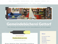 buechereigettorf.wordpress.com Webseite Vorschau
