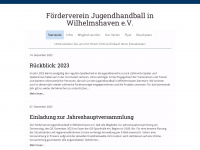 handballerleben.de Webseite Vorschau